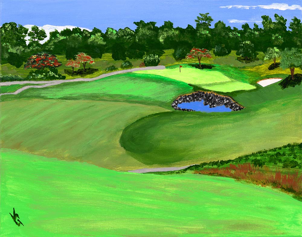 Makani Golf Club Hole #15 par 4 Makani Golf Club Hole #15 par 4